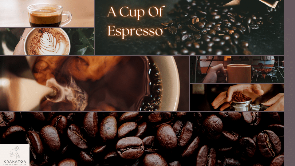 Process of making a cup of espresso